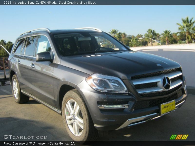 Steel Grey Metallic / Black 2013 Mercedes-Benz GL 450 4Matic