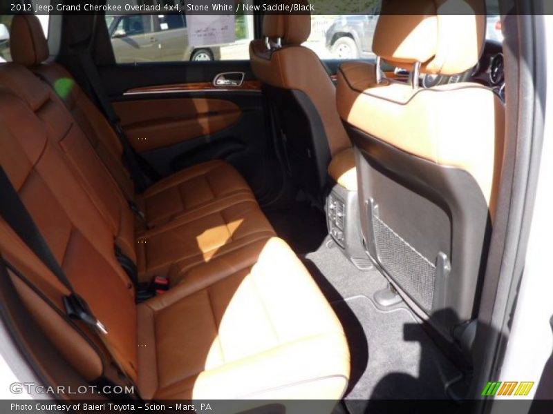 Stone White / New Saddle/Black 2012 Jeep Grand Cherokee Overland 4x4