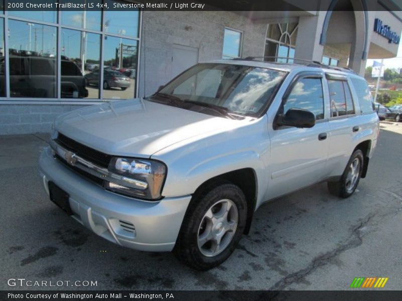 Silverstone Metallic / Light Gray 2008 Chevrolet TrailBlazer LS 4x4