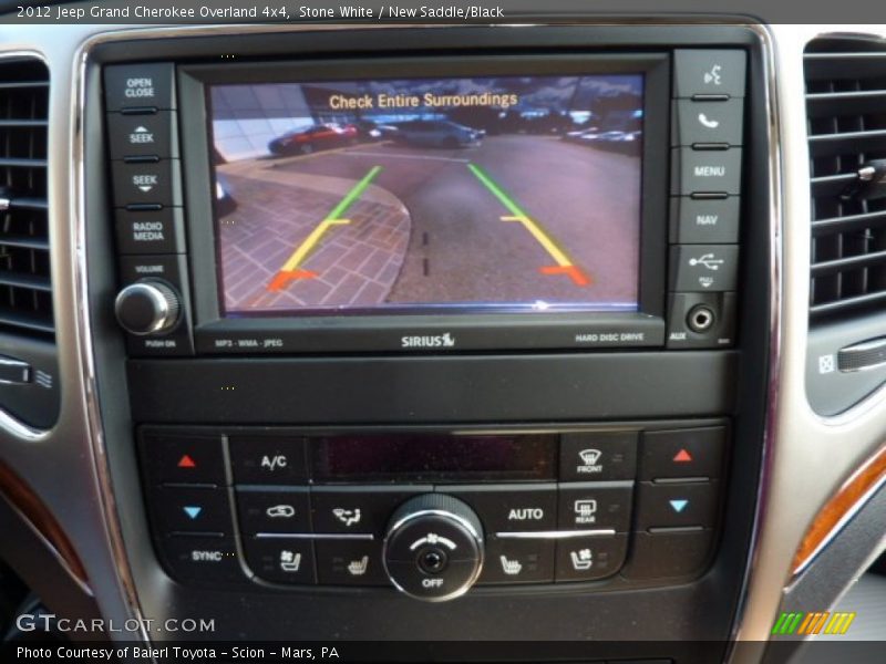 Stone White / New Saddle/Black 2012 Jeep Grand Cherokee Overland 4x4