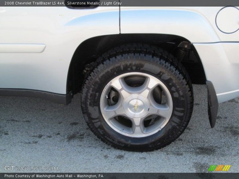 Silverstone Metallic / Light Gray 2008 Chevrolet TrailBlazer LS 4x4