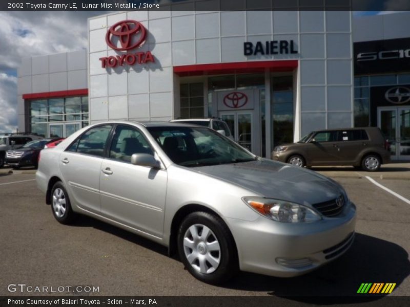 Lunar Mist Metallic / Stone 2002 Toyota Camry LE