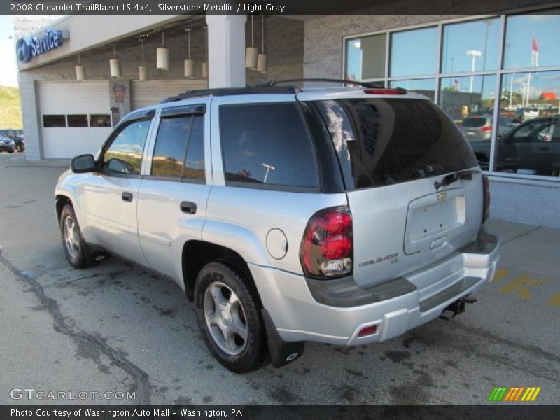 Silverstone Metallic / Light Gray 2008 Chevrolet TrailBlazer LS 4x4