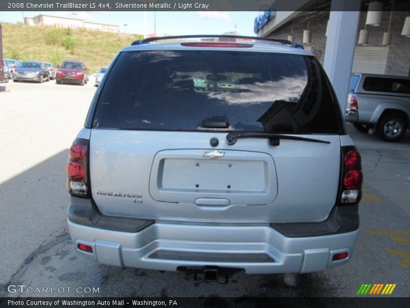 Silverstone Metallic / Light Gray 2008 Chevrolet TrailBlazer LS 4x4
