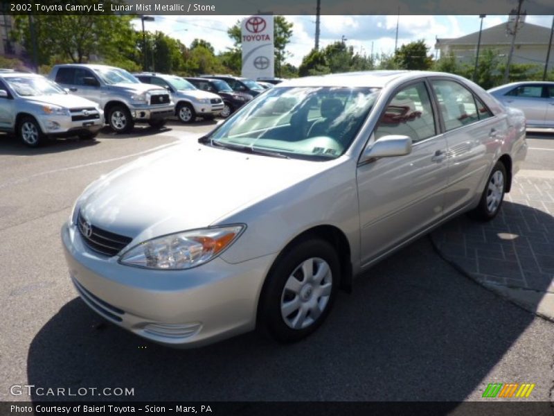 Lunar Mist Metallic / Stone 2002 Toyota Camry LE