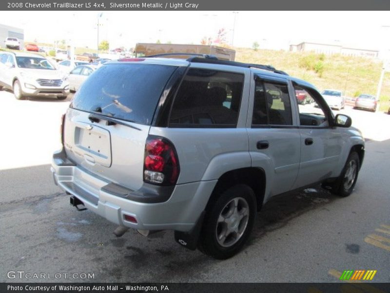 Silverstone Metallic / Light Gray 2008 Chevrolet TrailBlazer LS 4x4