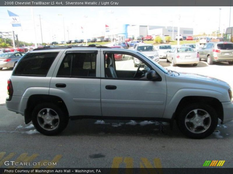 Silverstone Metallic / Light Gray 2008 Chevrolet TrailBlazer LS 4x4