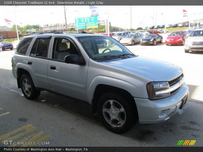 Silverstone Metallic / Light Gray 2008 Chevrolet TrailBlazer LS 4x4