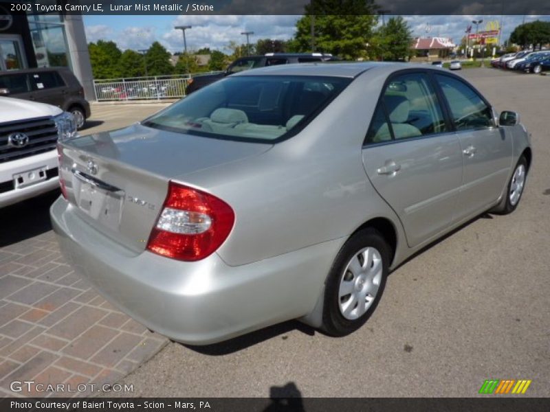 Lunar Mist Metallic / Stone 2002 Toyota Camry LE