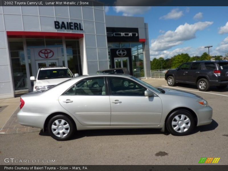 Lunar Mist Metallic / Stone 2002 Toyota Camry LE