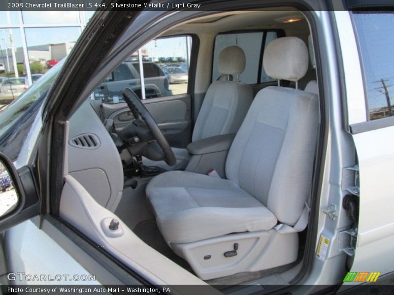 Silverstone Metallic / Light Gray 2008 Chevrolet TrailBlazer LS 4x4