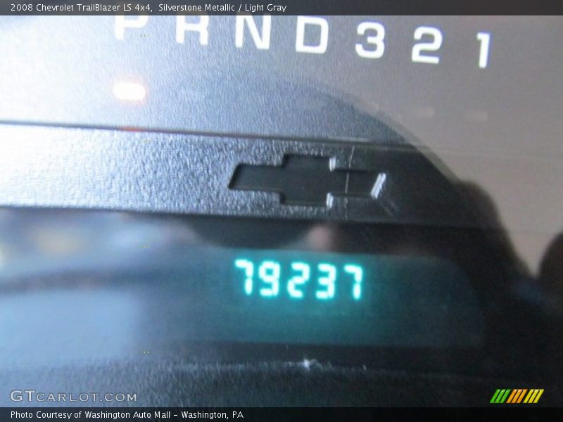 Silverstone Metallic / Light Gray 2008 Chevrolet TrailBlazer LS 4x4