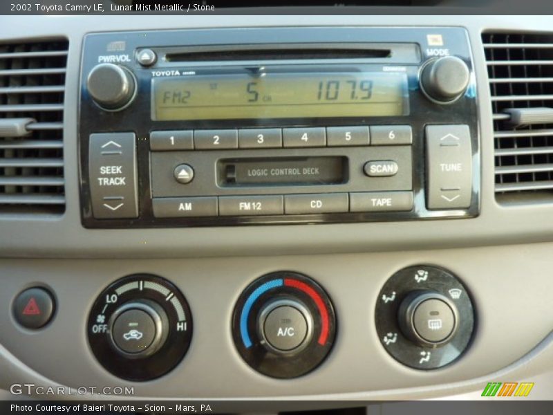 Lunar Mist Metallic / Stone 2002 Toyota Camry LE