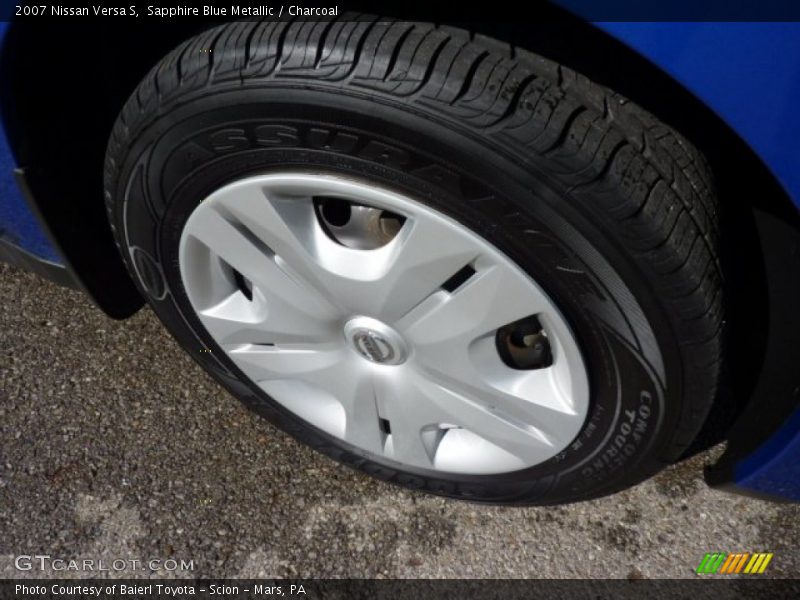 Sapphire Blue Metallic / Charcoal 2007 Nissan Versa S