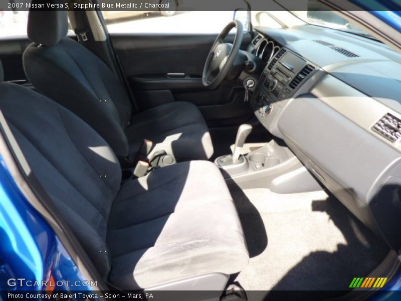 Sapphire Blue Metallic / Charcoal 2007 Nissan Versa S