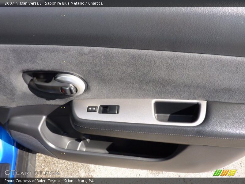 Sapphire Blue Metallic / Charcoal 2007 Nissan Versa S