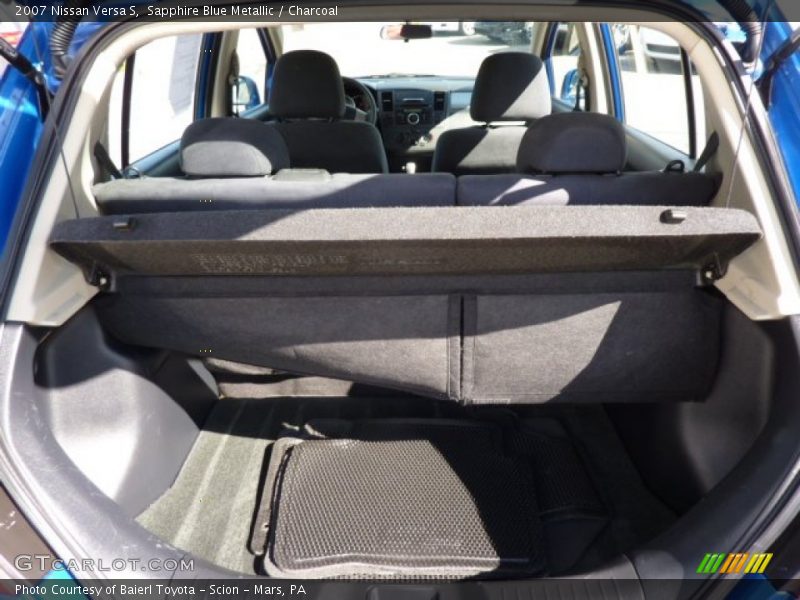 Sapphire Blue Metallic / Charcoal 2007 Nissan Versa S