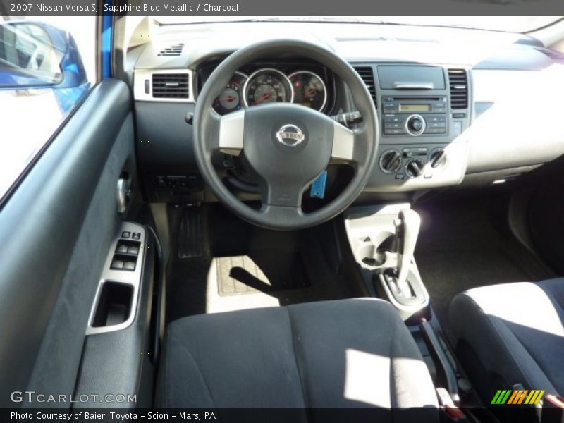 Sapphire Blue Metallic / Charcoal 2007 Nissan Versa S
