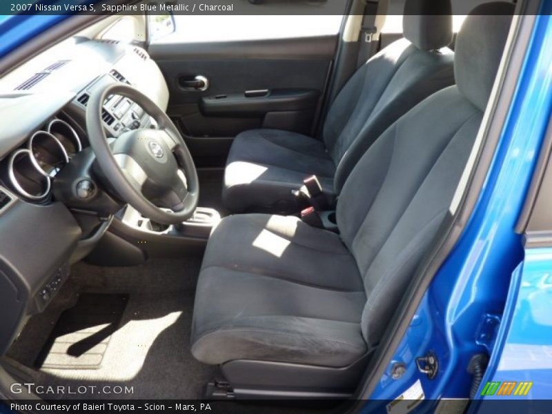 Sapphire Blue Metallic / Charcoal 2007 Nissan Versa S