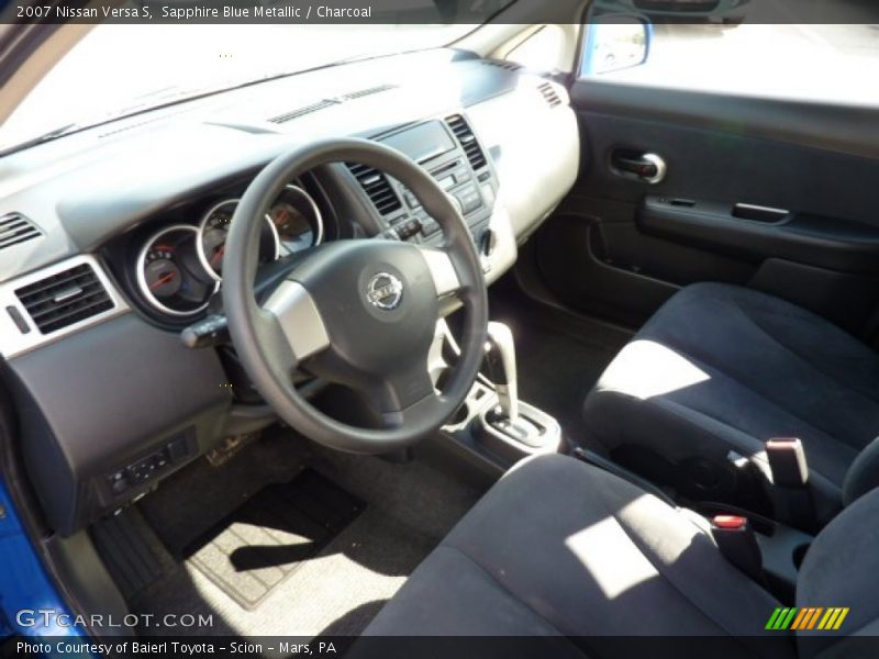 Sapphire Blue Metallic / Charcoal 2007 Nissan Versa S