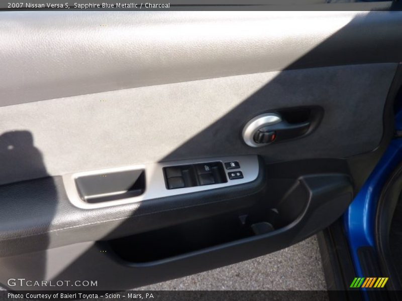 Sapphire Blue Metallic / Charcoal 2007 Nissan Versa S