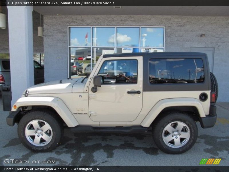 Sahara Tan / Black/Dark Saddle 2011 Jeep Wrangler Sahara 4x4