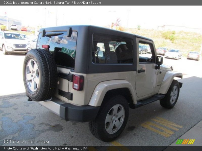Sahara Tan / Black/Dark Saddle 2011 Jeep Wrangler Sahara 4x4