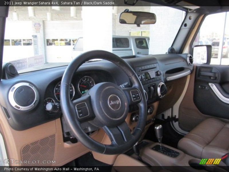Sahara Tan / Black/Dark Saddle 2011 Jeep Wrangler Sahara 4x4