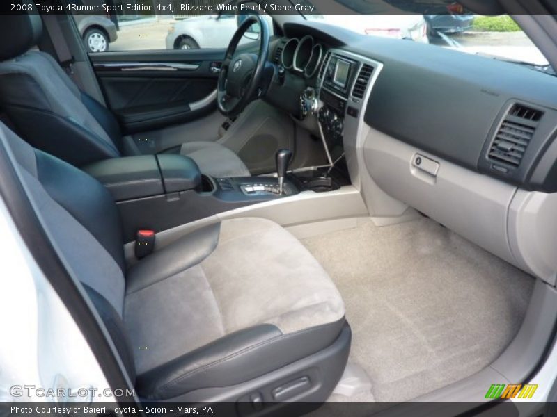 Blizzard White Pearl / Stone Gray 2008 Toyota 4Runner Sport Edition 4x4