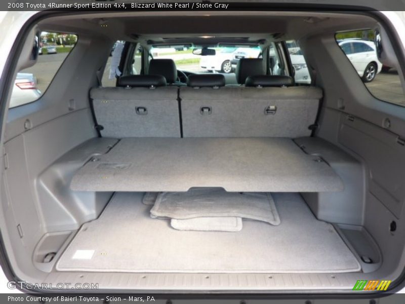 Blizzard White Pearl / Stone Gray 2008 Toyota 4Runner Sport Edition 4x4