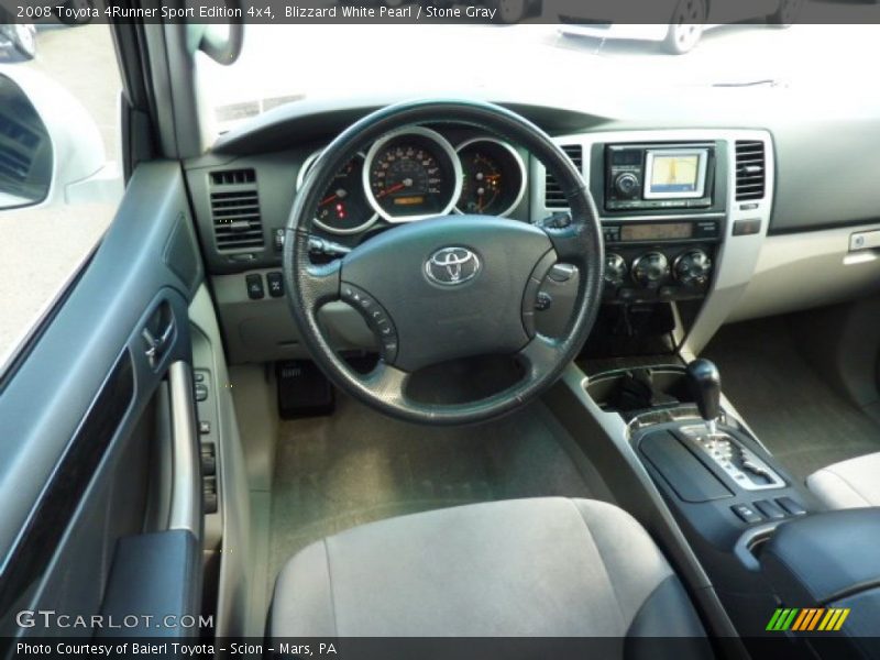 Blizzard White Pearl / Stone Gray 2008 Toyota 4Runner Sport Edition 4x4