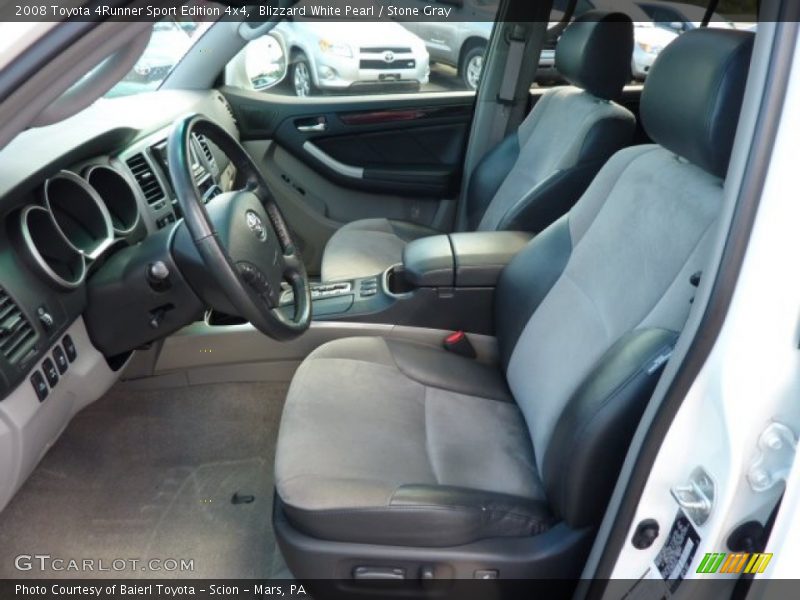 Blizzard White Pearl / Stone Gray 2008 Toyota 4Runner Sport Edition 4x4