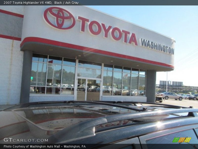 Black / Ash Gray 2007 Toyota Highlander V6 4WD