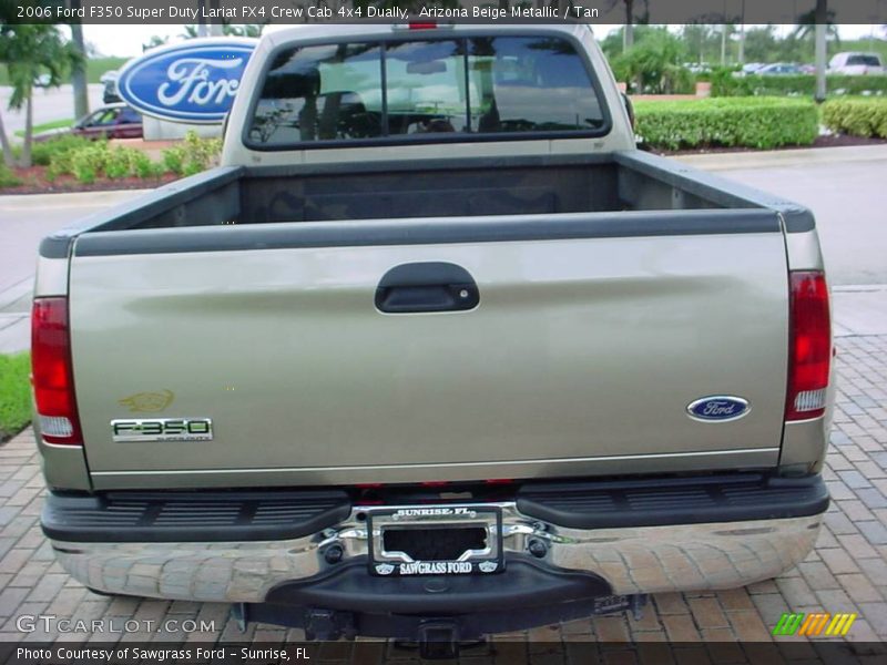 Arizona Beige Metallic / Tan 2006 Ford F350 Super Duty Lariat FX4 Crew Cab 4x4 Dually