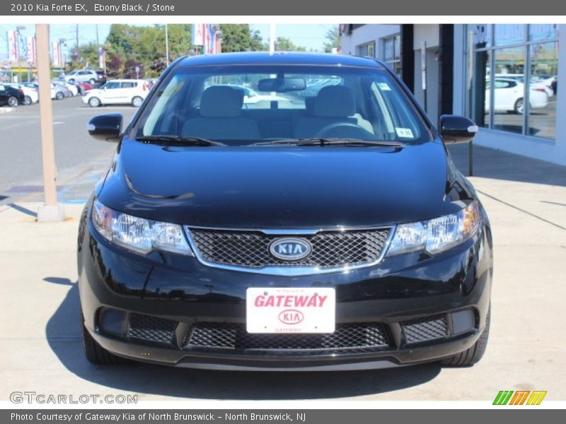 Ebony Black / Stone 2010 Kia Forte EX