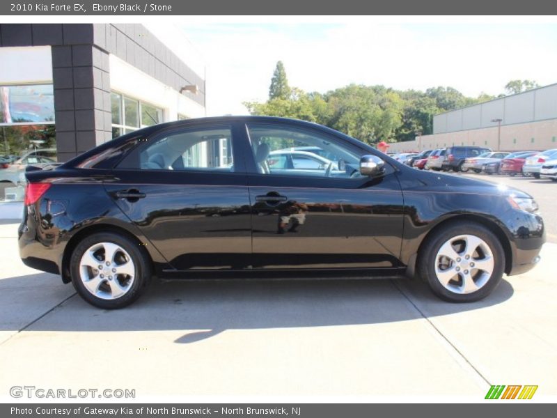 Ebony Black / Stone 2010 Kia Forte EX