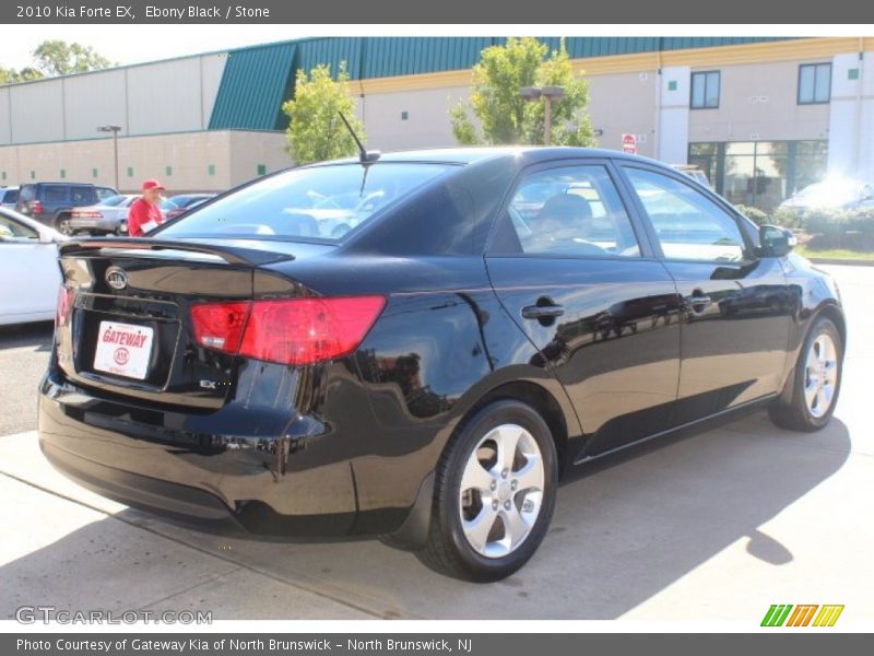 Ebony Black / Stone 2010 Kia Forte EX