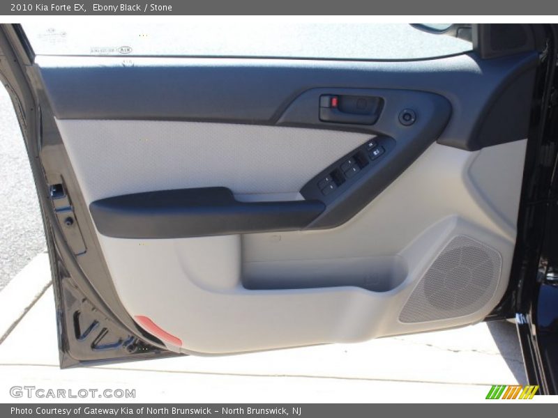 Ebony Black / Stone 2010 Kia Forte EX