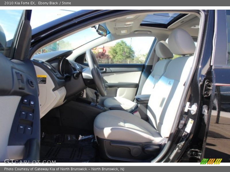 Ebony Black / Stone 2010 Kia Forte EX