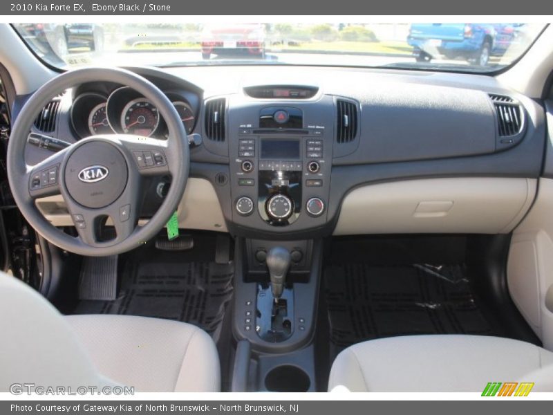 Ebony Black / Stone 2010 Kia Forte EX