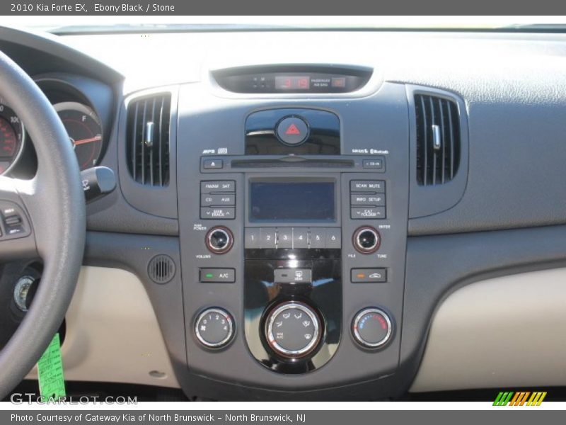 Ebony Black / Stone 2010 Kia Forte EX