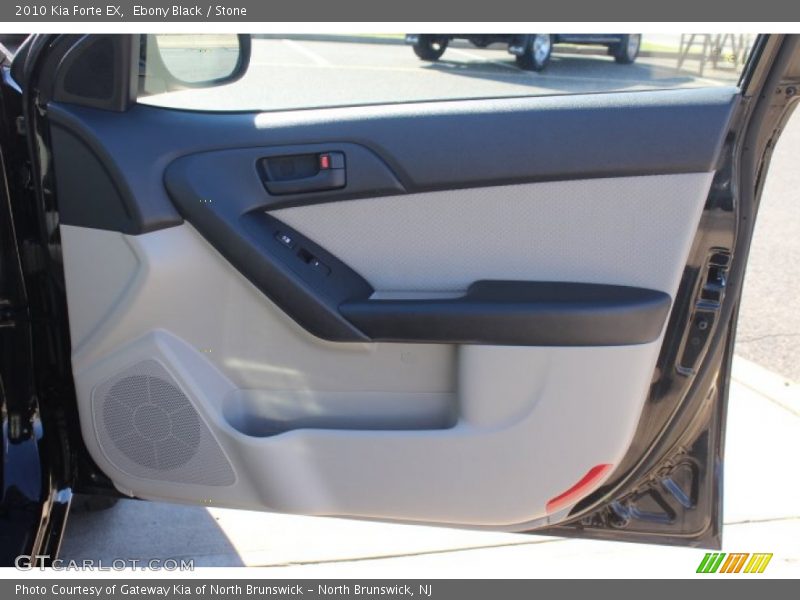 Ebony Black / Stone 2010 Kia Forte EX