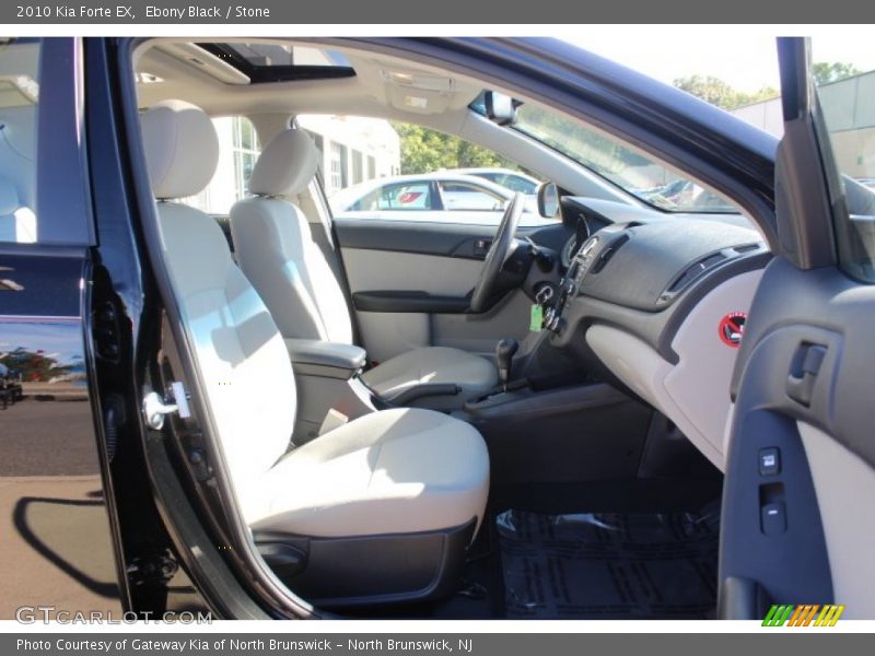 Ebony Black / Stone 2010 Kia Forte EX