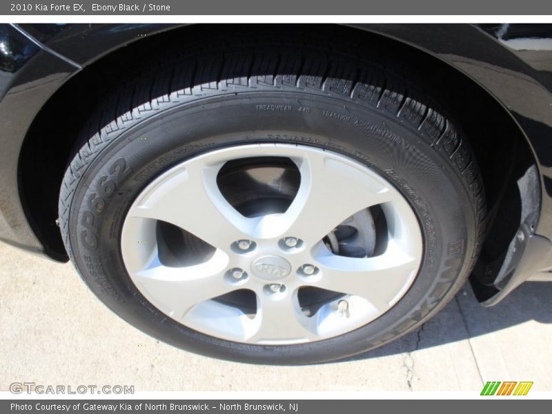 Ebony Black / Stone 2010 Kia Forte EX