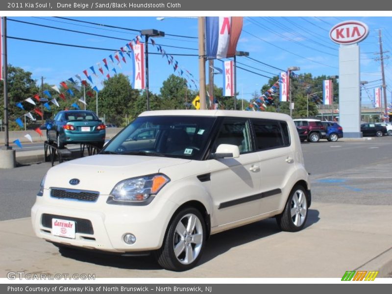 Dune Beige / Sand/Black Houndstooth Cloth 2011 Kia Soul !