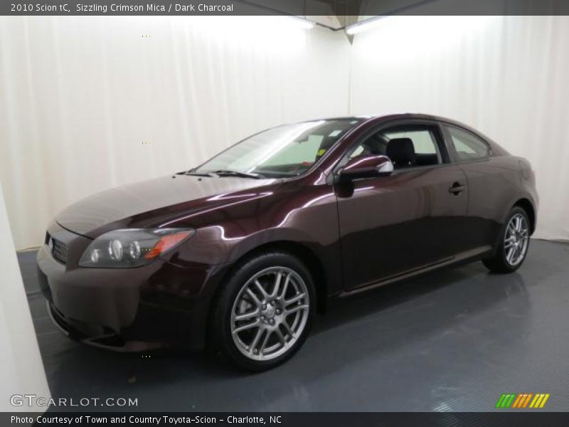 Sizzling Crimson Mica / Dark Charcoal 2010 Scion tC