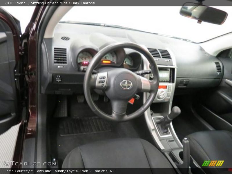 Sizzling Crimson Mica / Dark Charcoal 2010 Scion tC