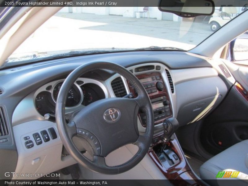 Indigo Ink Pearl / Gray 2005 Toyota Highlander Limited 4WD