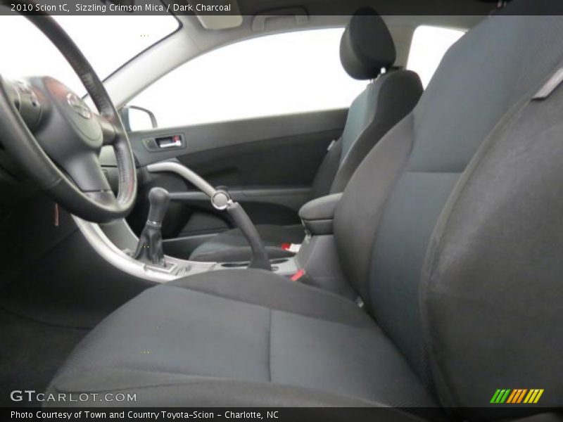 Sizzling Crimson Mica / Dark Charcoal 2010 Scion tC
