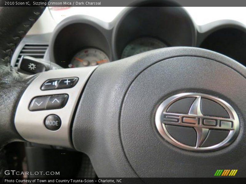 Sizzling Crimson Mica / Dark Charcoal 2010 Scion tC